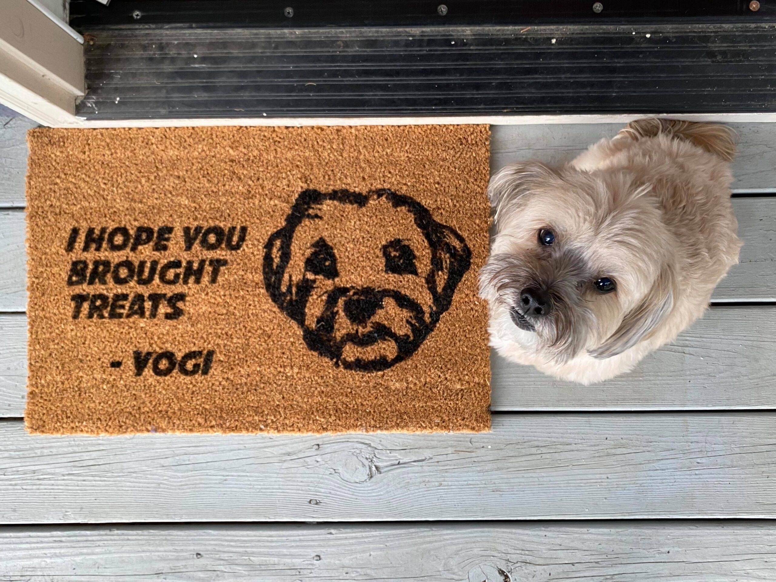 Custom Doggie Doormat - Home and Geek